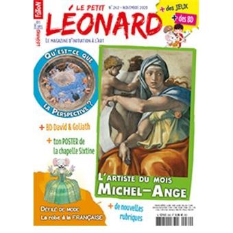 Le Petit Léonard n°262 - Michel ange - Novembre 2020