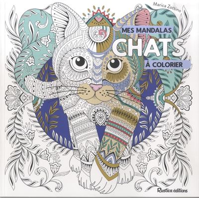 Mandalas à colorier : chats - Marica Zottino - broché