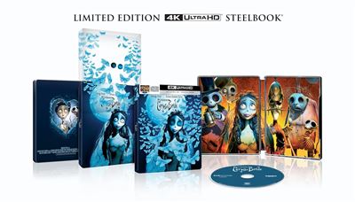 Tim Burton's Corpse Bride Limited Edition Steelbook Blu-ray 4K