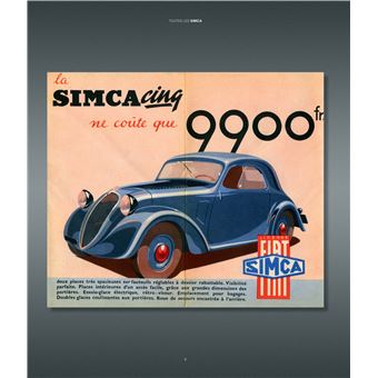 Toutes les Simca - 1934-1980