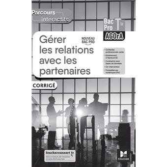 Parcours interactifs gerer les relations tle bac pro agora c