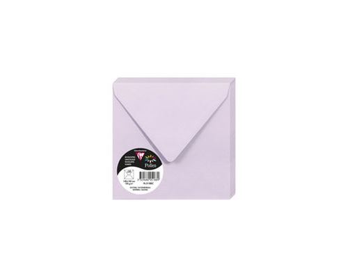 Pack de 20 enveloppes Pollen 140 x 140 mm Mauve Glycine