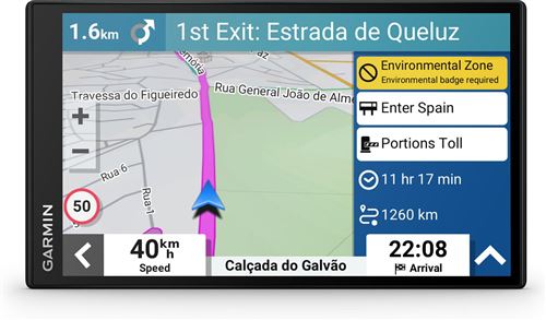 Garmin DriveSmart 76 - Navigateur GPS - automobile 6.95 grand écran