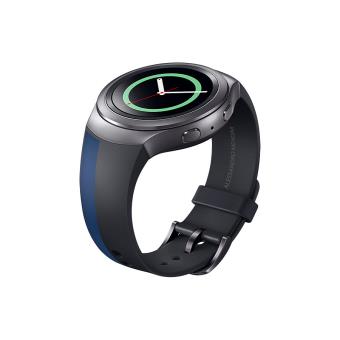 Bracelet Samsung Design Noir/Bleu pour Gear S2 Taille M