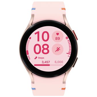 Samsung Galaxy Watch FE - 40 mm - montre intelligente avec bande sport - affichage 1.2" - 16 Go - NFC, Wi-Fi, Bluetooth - 26.6 g - rose doré - 1