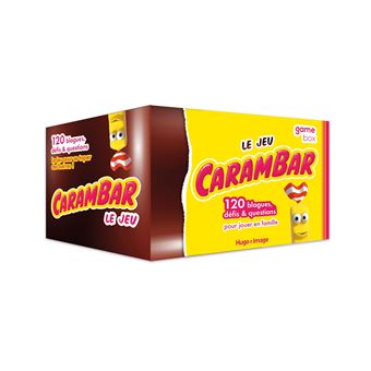 Game Box Carambar - 120 blagues, défis & questions pour jouer en famille