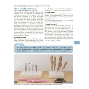 Feutrer la laine cardée