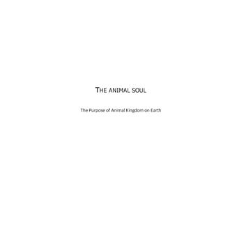 The animal soul