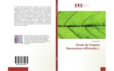 Etude de l'espèce Rosmarinus officinalis L.