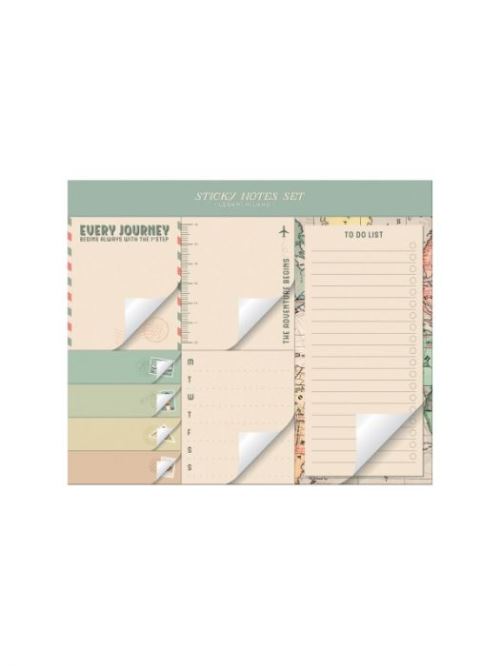 Sticky Note Set - Map