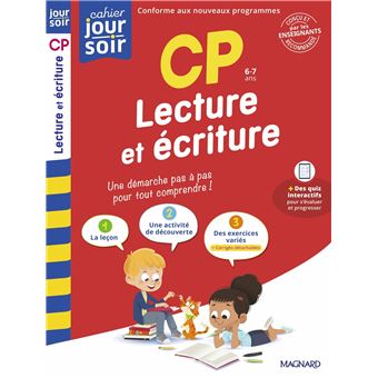 Lecture et écriture CP - Cahier Jour Soir