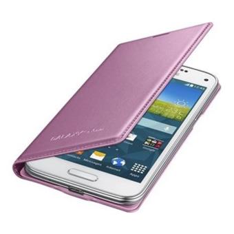 Samsung Flip Cover EF-FG800B - Étui à rabat pour téléphone portable - rose - pour Galaxy S5 Mini