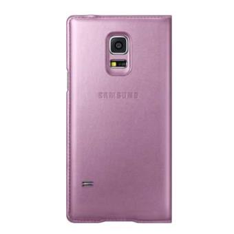 Samsung Flip Cover EF-FG800B - Étui à rabat pour téléphone portable - rose - pour Galaxy S5 Mini