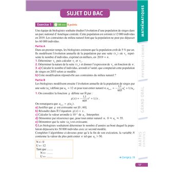 Objectif BAC Ma compil' de spécialités Maths et Physique-Chimie + Grand Oral + option Maths expertes