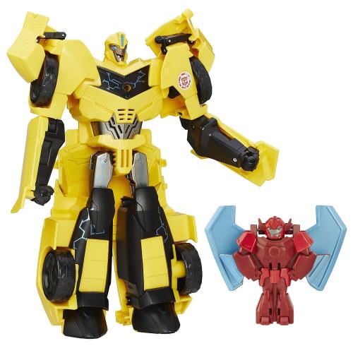 Robot Transformers Rid Power Heroes Bumblebee 25cm + Figurine Minicon