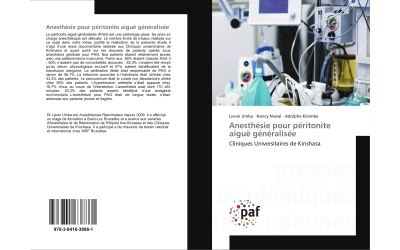 Anesthesie pour peritonite aigue generalisee - cliniques uni