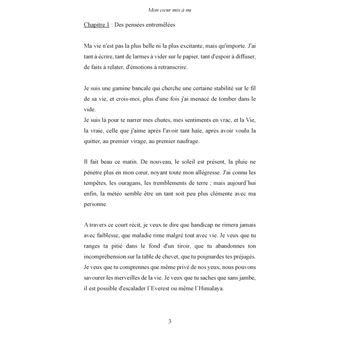 Mon coeur mis à nu