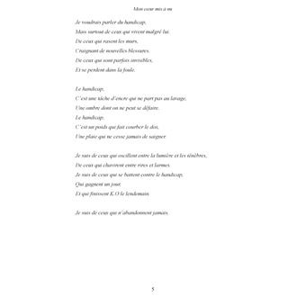 Mon coeur mis à nu