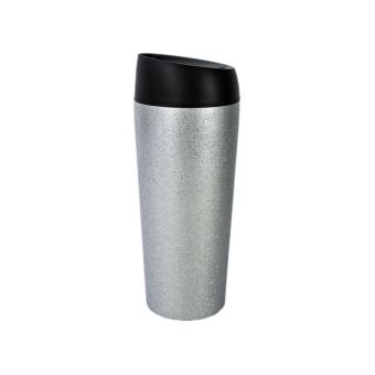 Mug en inox Woodway motifs paillettes d'argent