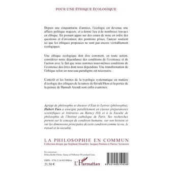 Pour une éthique écologique