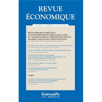 Revue économique T72-1