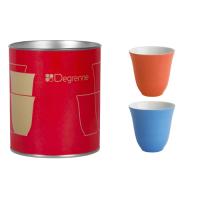 GUY DEGRENNE COFFRET 2 CUPS MOKA AZUR CORA-