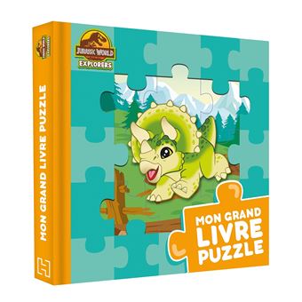 MON LIVRE-PUZZLE - LES DINOSAURES - 5 PUZZLES, 9 PIECES