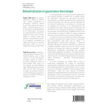 Dématérialisation et gouvernance électronique