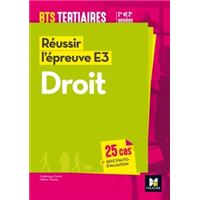 Reussir L Epreuve E3 Droit Bts 1re Et 2e Annees Guide Pedagogique Guide Pedagogique Broche Frederique Contal Helene Thomas Achat Livre Fnac