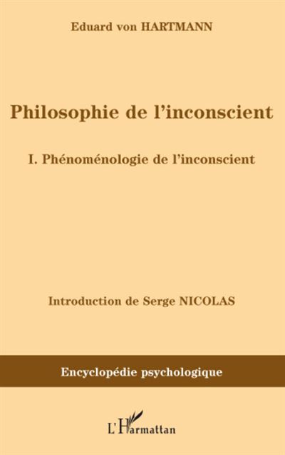 Philosophie de l'inconscient - Eduard Von Hartmann - broché