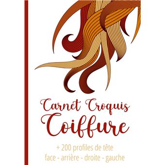 Coiffure Artistique Grand Carnet de Croquis à Spirale Format A4