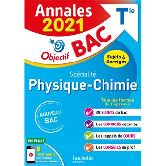 Annales Bac 2021 Spé Physique Chimie Term - Broché - Frédérique De La ...