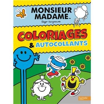 Monsieur Madame-Coloriages et autocollants