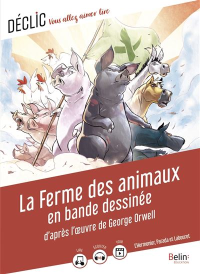 La Ferme des animaux en bande dessinée - Mia Lazzi - broché