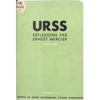 URSS, réflexions par Ernest Mercier