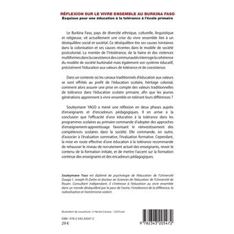 Réflexion sur le vivre ensemble au Burkina Faso