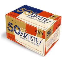 50 Artistes Français de Légende Coffret