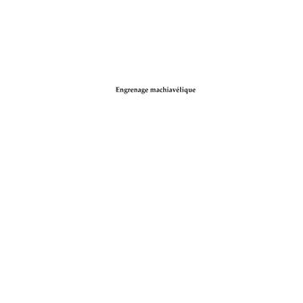 Engrenage machiavélique