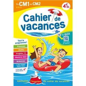 Cahier De Vacances 2021 Du Cm1 Vers Le Cm2 9 10 Ans Magnard L Inventeur Du Cahier De Vacances Dernier Livre De Alain Charles Precommande Date De Sortie Fnac Cahier De Vacances 2021 Du Cm1 Vers Le Cm2 9 10 Ans Magnard L Inventeur Du Cahier De Vacances Dernier Livre De Alain Charles Precommande Date De Sortie Fnac