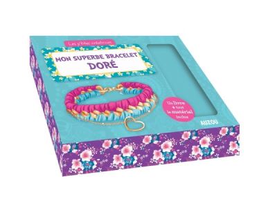 Les p'tites creatrices - mon superbe bracelet dore