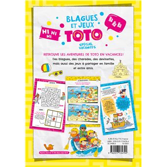 Blagues et jeux de Toto spécial vacances
