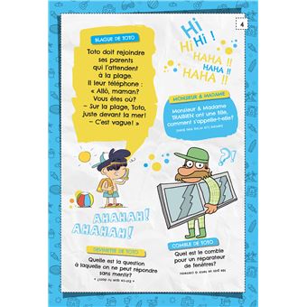 Blagues et jeux de Toto spécial vacances