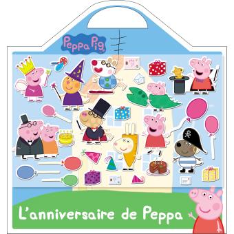 Peppa Pig - Valisette stickers mousse l'anniversaire de Peppa - Collectif -  Boîte ou accessoire - Achat Livre