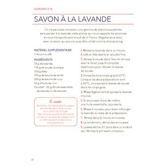 Savons aux plantes et aux fleurs. Recettes à faire soi-même
