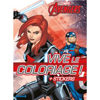 Marvel Avengers - Vive le coloriage ! + Stickers (Black Widow)