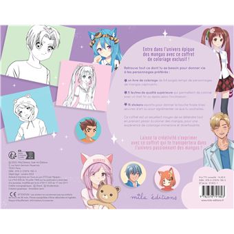 Mon coffret créatif - Mangas