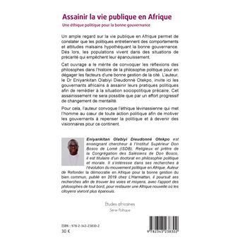 Assainir la vie publique en Afrique