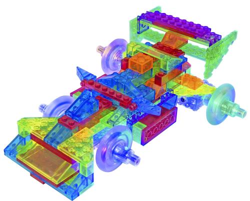 Templar Jeu De Construction 12 En 1 Laser Pegs Formula Racer 125 Pièces