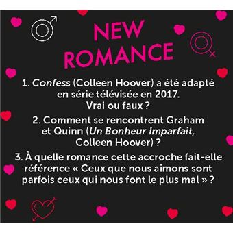 Game Box Romance - + de 450 questions, Quizz, défis et gages pour s'éclater entre fans de New Romanc