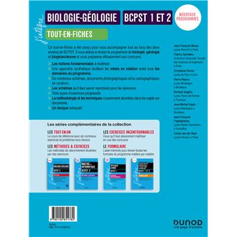 Biologie et géologie tout en fiches - BCPST 1 et 2